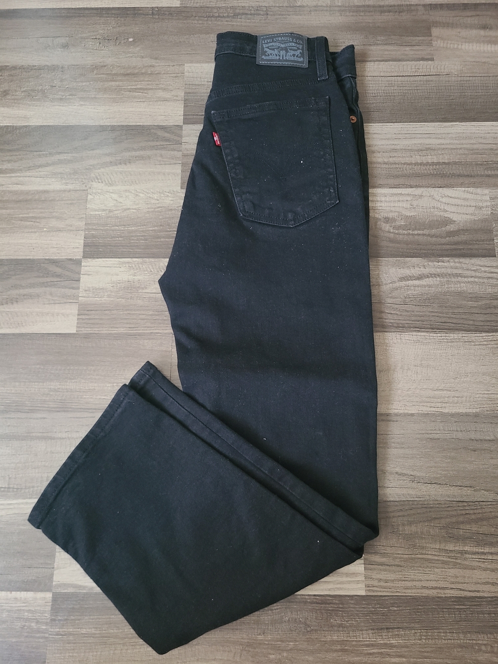Levi's Women's Black Straight Fit Jeans